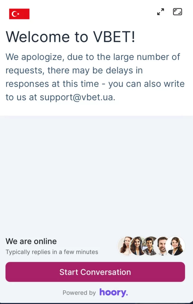 Türkiye'de Vbet Müşteri Desteği